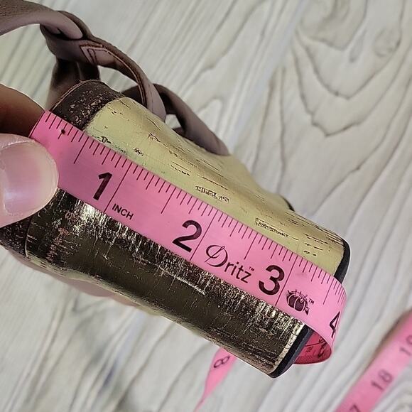 OTBT Far Side Mauve Cork Wedge Sandals Womens Size 6.5 NEW - Picture 12 of 12